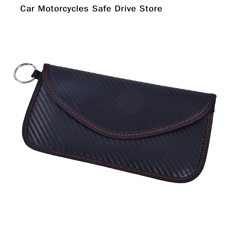 CM1Pcs Black Faraday Bag Cage Pouch Signal Blocking Wallet Phone Case