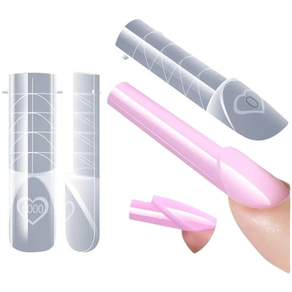 Ultra Short Space Nail Dual Forms No Trace 15 Sizes Acrylic Extension Zpaxo