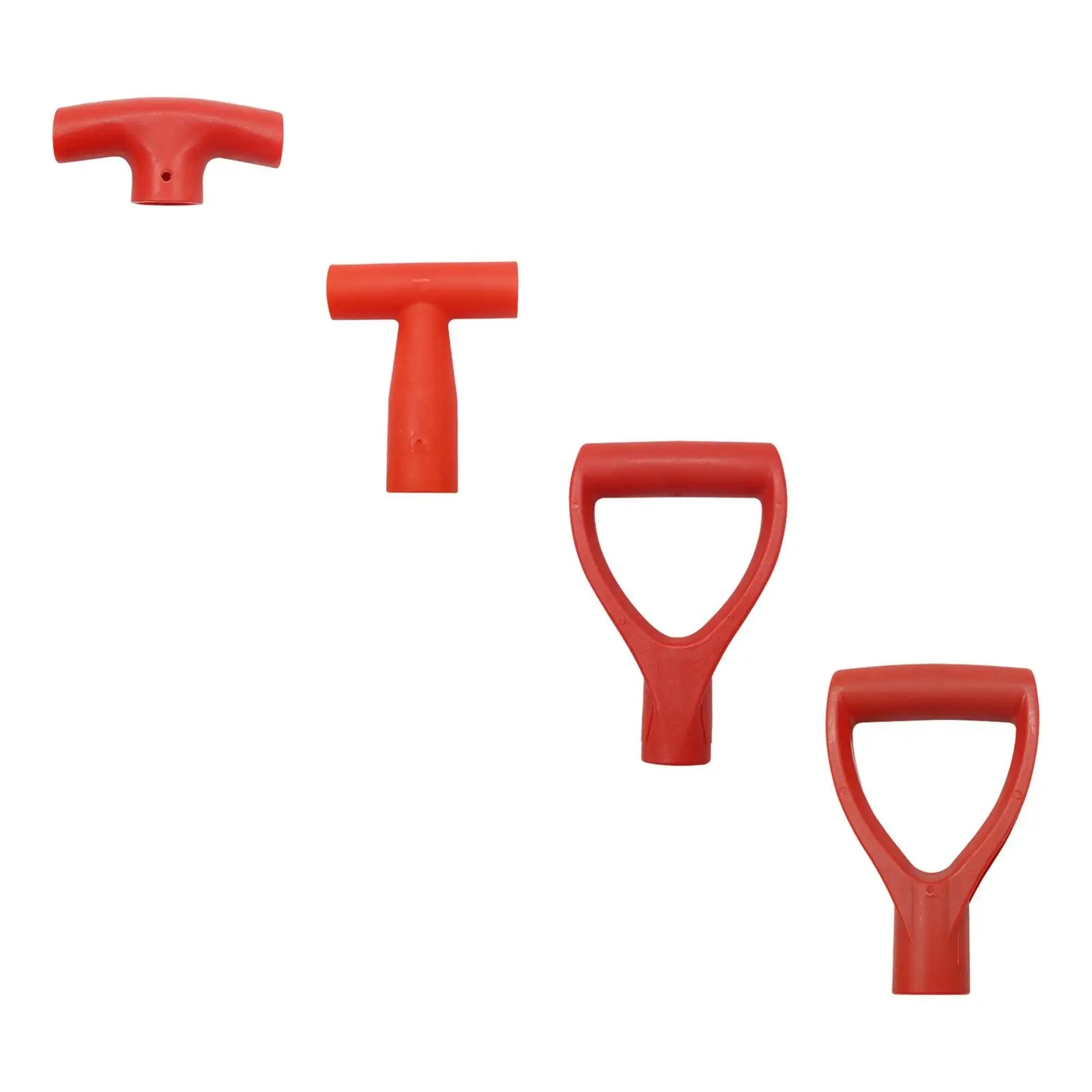 Replacement Shovel Grip Handle – Soft PP T & D Type, 4 Sizes Shovel Grip Handle Zpaxo