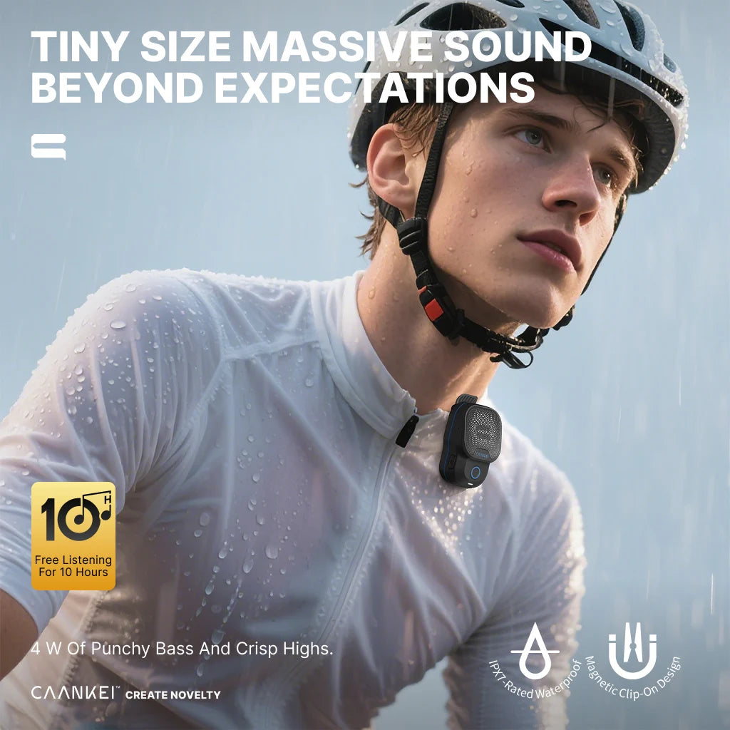 Wearable Outdoor Bluetooth Speaker IPX7 Waterproof Portable Sport Zpaxo