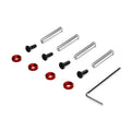 652F Premiumanodized Aluminum Alloy Screws Lock Nut Computer Case CPU Zpaxo black with red CN