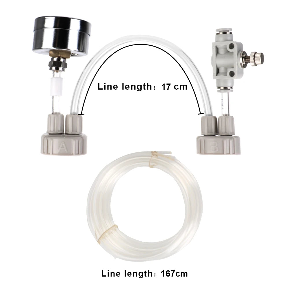 Aquarium Supplies Pressure Air Flow Device DIY CO2 Valve Diffuser