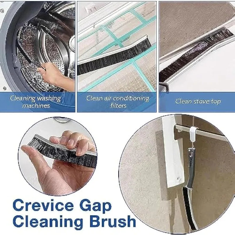 Long Handle Crevice Cleaning Brush Multi-scene Gap Grout Brush For Window Frame Bathroom Kitchen Floor Tile Seam Cleaning Zpaxo