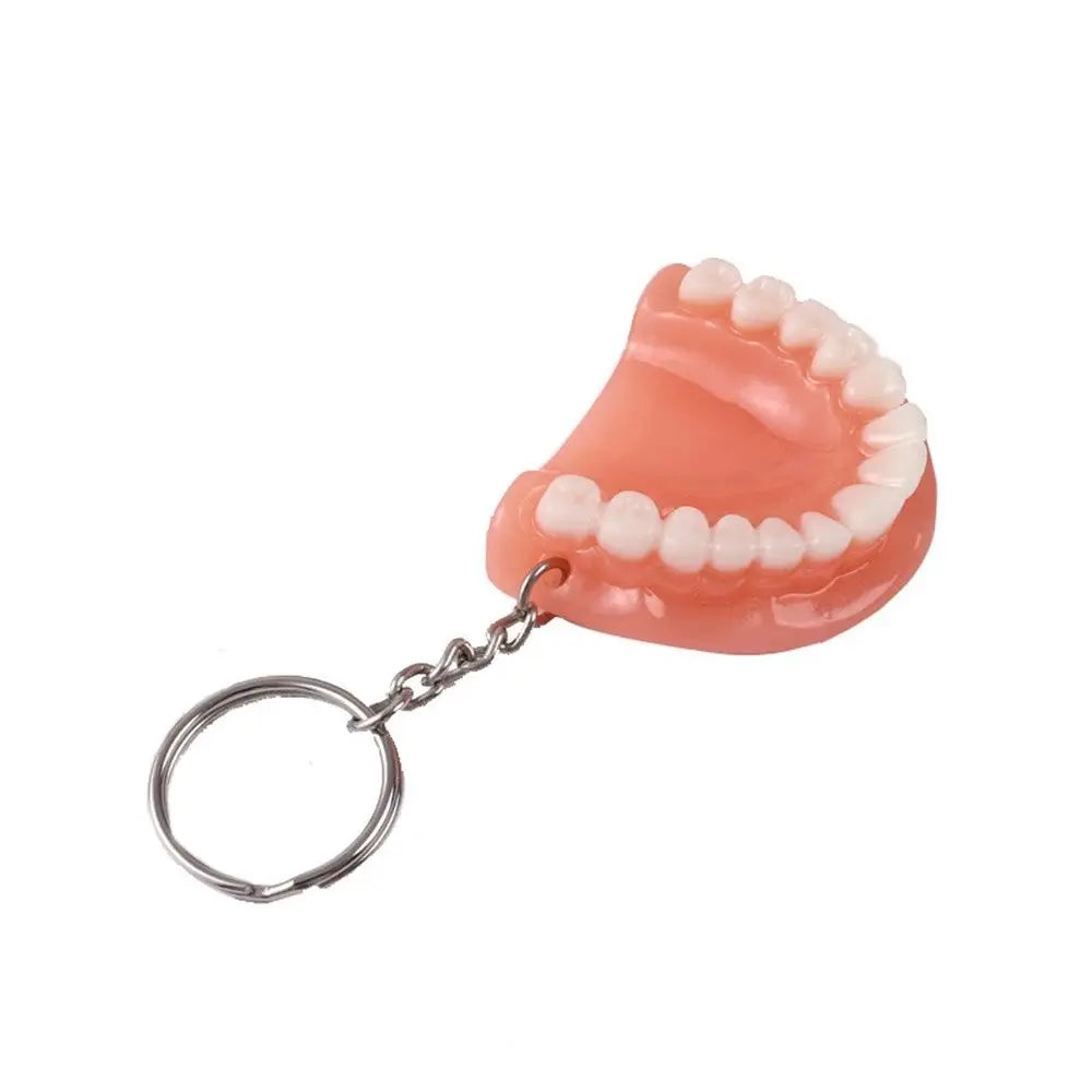 Dental Decoration Simulation Teeth Shape Resin Tooth Key Chain Zpaxo 1PC