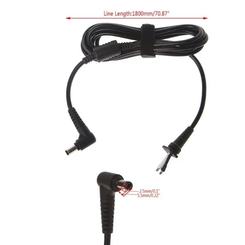 652F Laptop Power Cable 5 5x2 Connector Male Port Charging Adapter Zpaxo