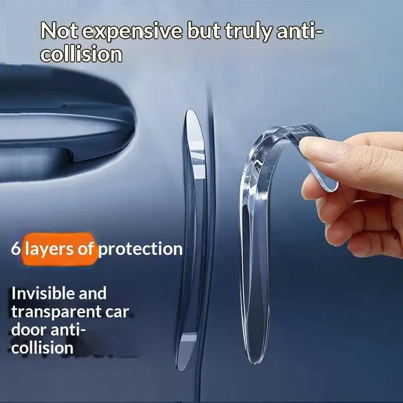 Car Door Edge Guard Strip – PU Anti-Collision Protector 2/4Pcs