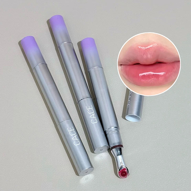 Crystal Clear Mirror Lip Gloss Lightweight Non Sticky Waterproof