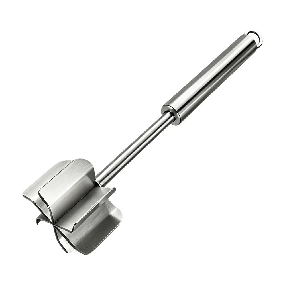 Meat Masher 6-Leaves Stainless Steel Multi-functional Chopper Ground