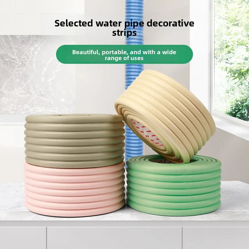 Self-adhesive Thickened Sponge Foam Pipe Insulation Wrap Professional