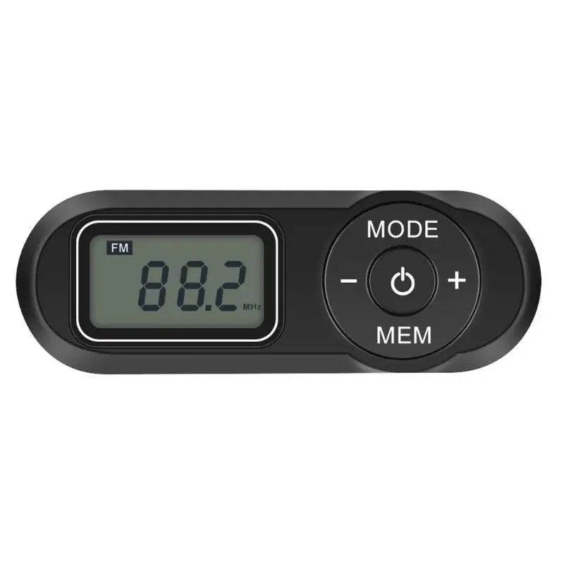 652F Digital Pocket FM Radio Portable Receiver 64-108MHz Zpaxo