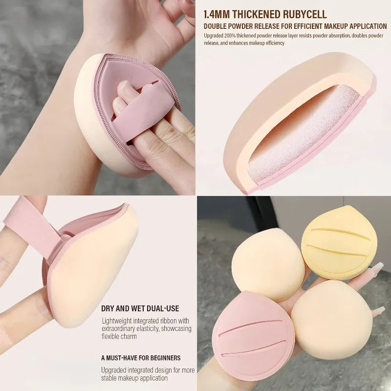 Super Thick Makeup Puff Waterdrop Wet Dry Dual Use Soft Cosmetic Puff Air Cushion Foundation Concealer Makeup Sponge Beauty Tool Zpaxo