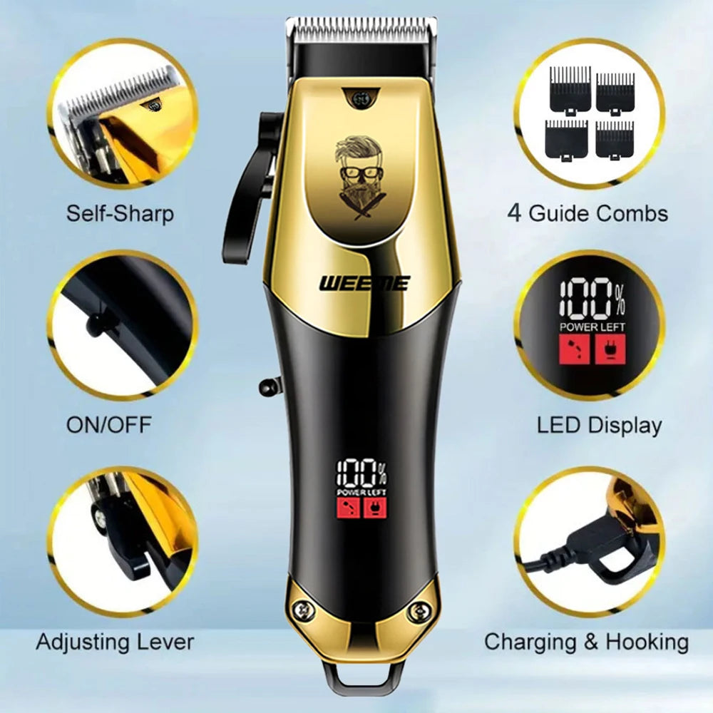 2026 Hot Sale！Electric Hair Cutting Machine Vintage T9 Clipper Hair Rechargeable Man Shaver Trimmer For Mens Barber Professional Zpaxo