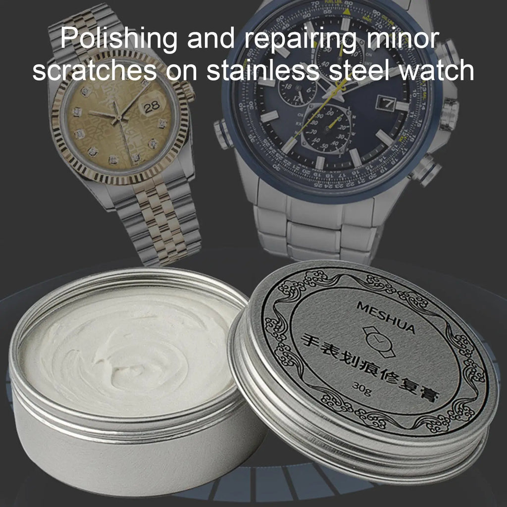 Watch Crystal Scratch Remover 30g Watch Polishing Kit Quick Repair Repair Tools for Watch Cases Bracelets and Covers Zpaxo Default Title