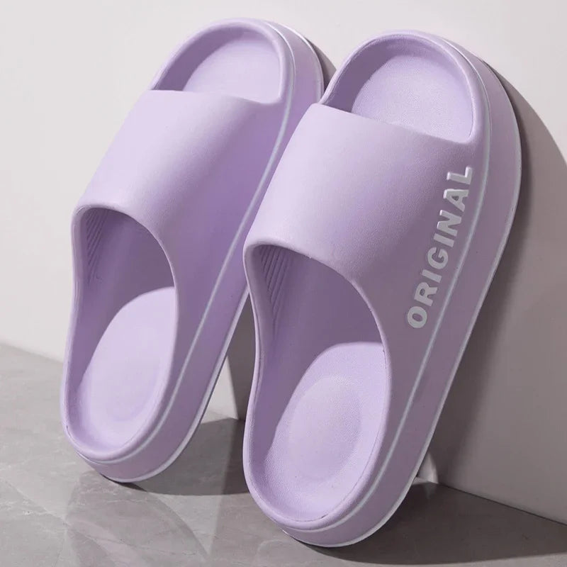 Mens Thick Sole Indoor Bathroom Anti Slip Shoes Summer Couple Sandals