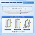 Portable AC Window Sealing Waterproof Air Conditioner Vent Blocker