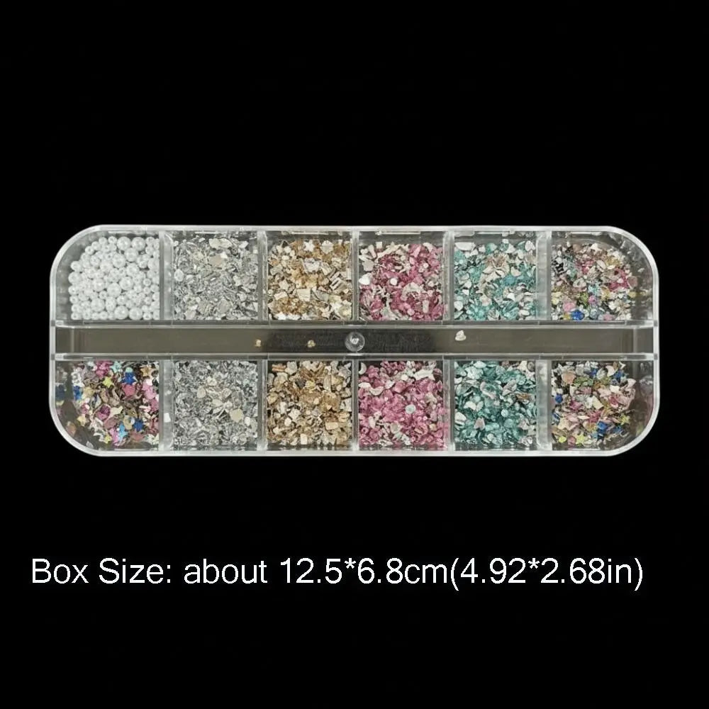Colorful Nail Rhinestones Star Moon Round Square Mix Styles Nails Art Zpaxo