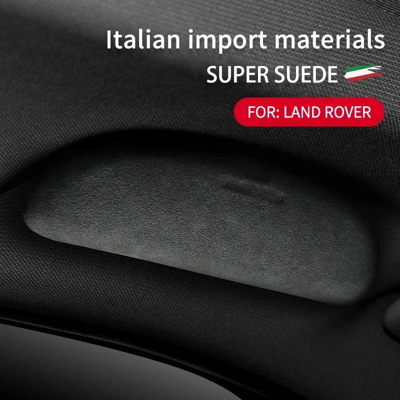 Super Suede Car Roof Sunglass Eyeglasses Glasses Case Holder For Land Rover Range Rover Velar Discovery Freelander Storage Box Zpaxo