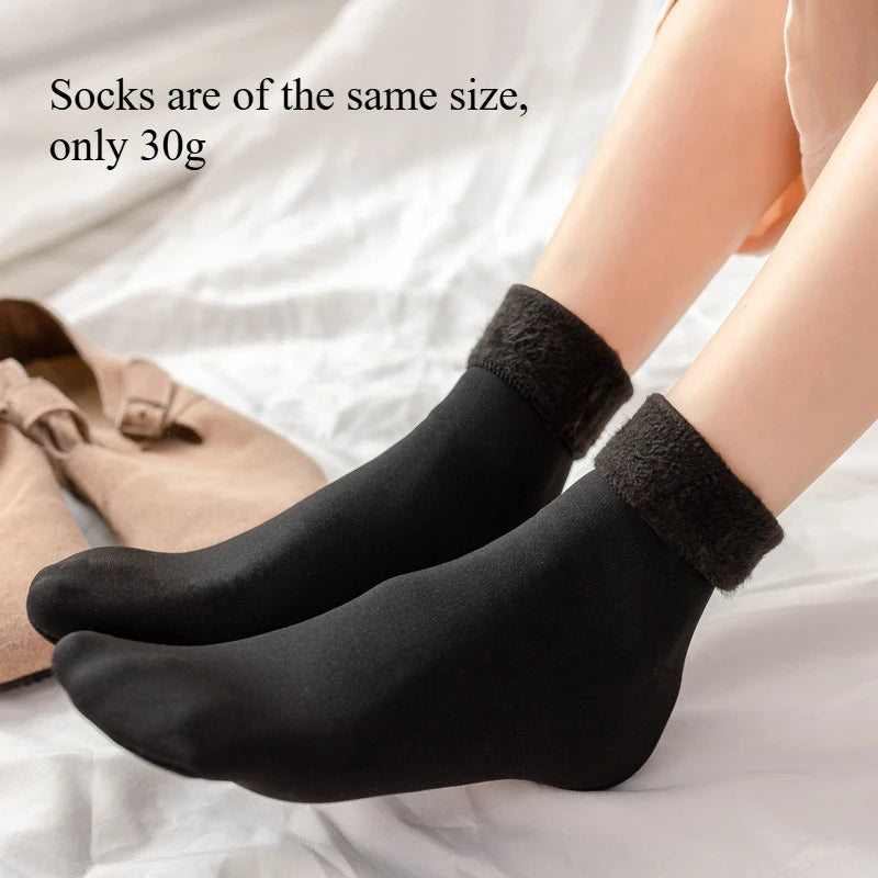 Thermal Stockings Woman Fleece Tights Sexy Winter Warm Pantyhose Translucent Slim Thicken Tights Elastic Velvet Pantyhose Thin Zpaxo Black Socks 320g thick fleece