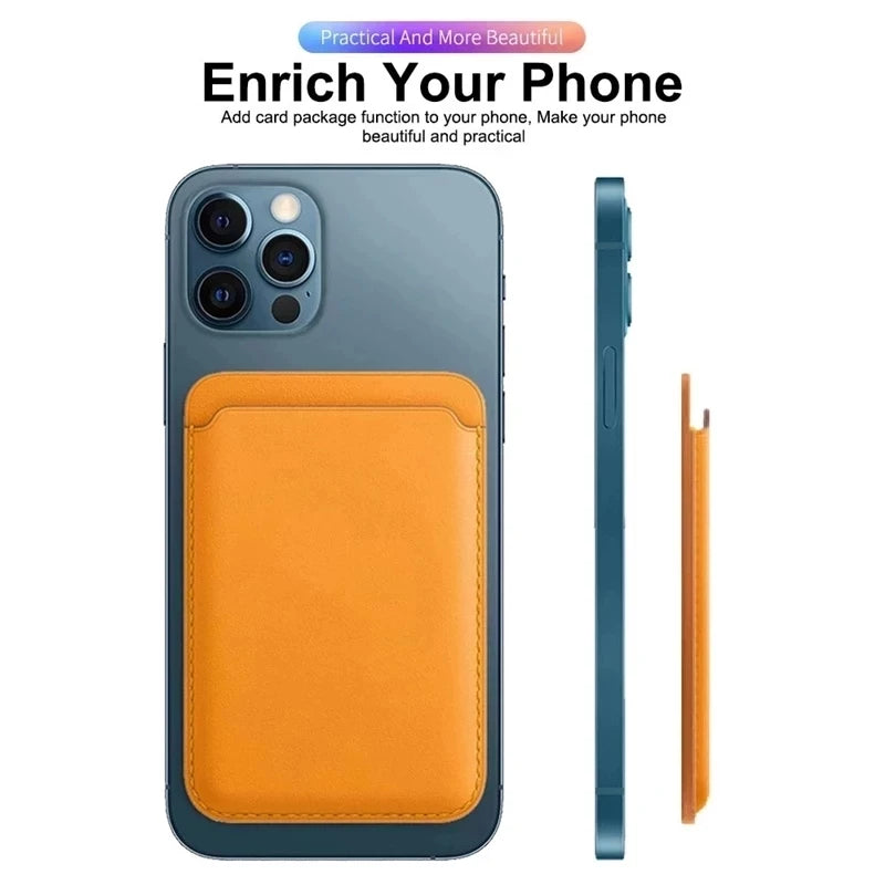 Wallet Magnetic Card Holder Case Apple Magsafe Iphone 17 16 15 14 13 Zpaxo
