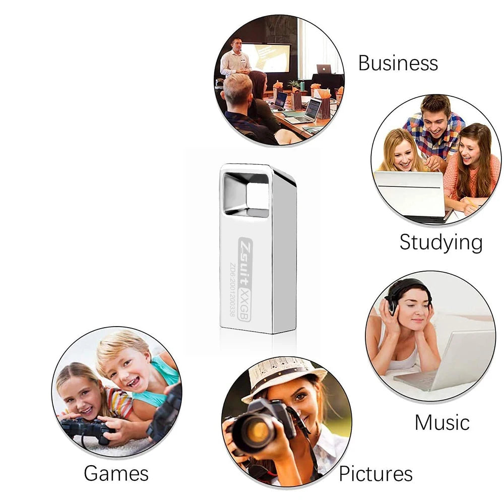 Zsuit 10Pcs/lot 128G 3.0 USB Flash Drive 64GB Pendrive 32GB Real Capacity Waterproof Flash Disk 16GB U Disk Storage Memory Stick Zpaxo