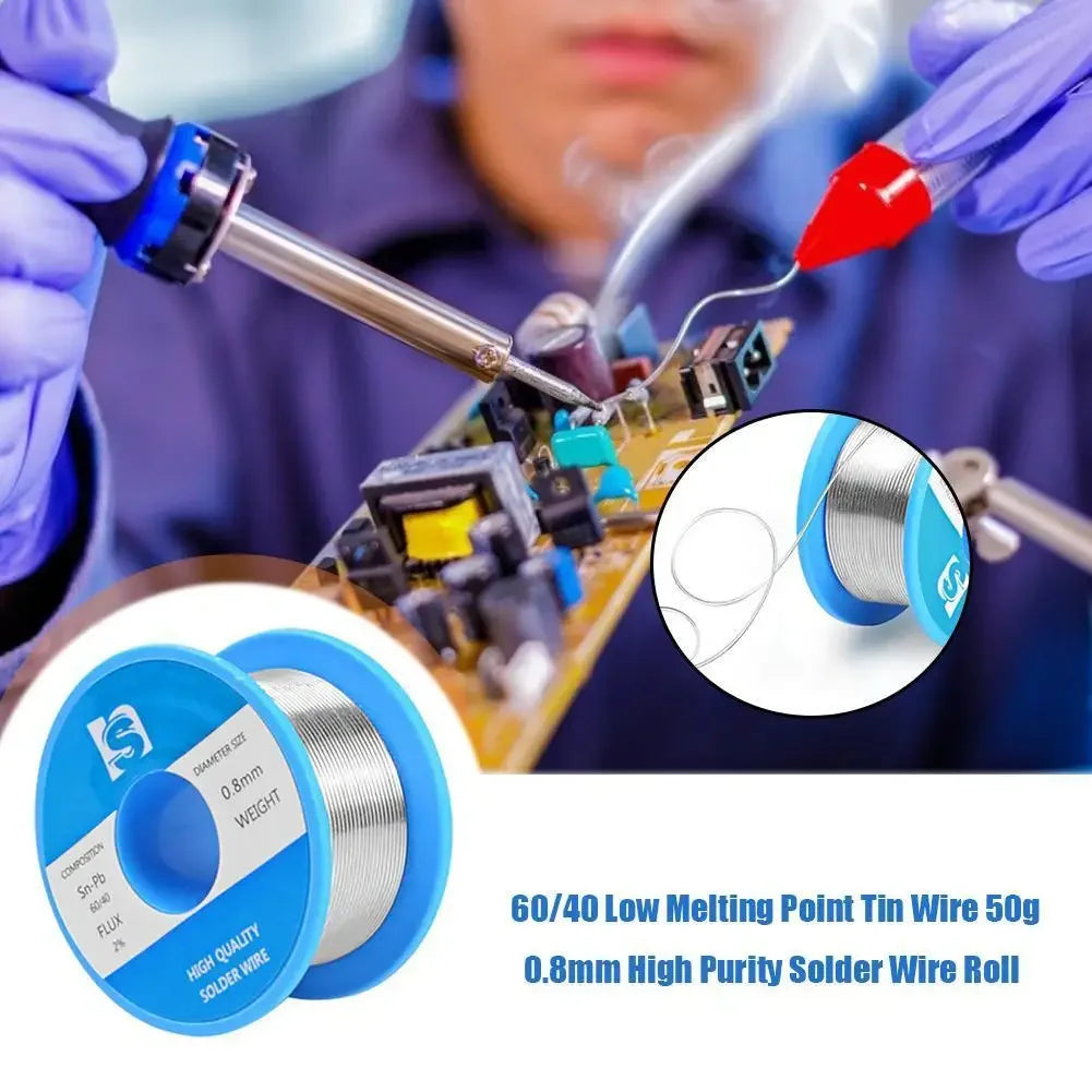 60 40 Purity Solder Wire Roll Low Melting Point Soldering Core Tin