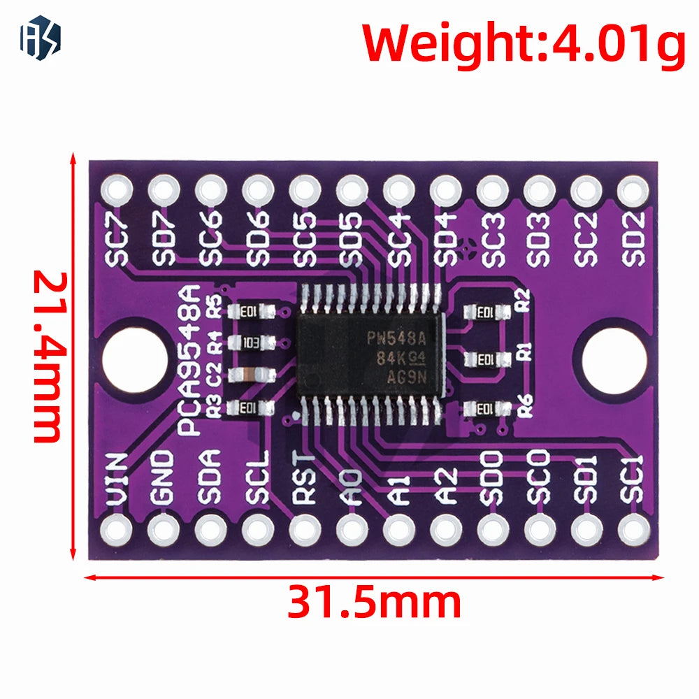 PCA9548 TCA9548A 1-to-8 8 Way I2C 8-channel Multi-channel Expansion Zpaxo