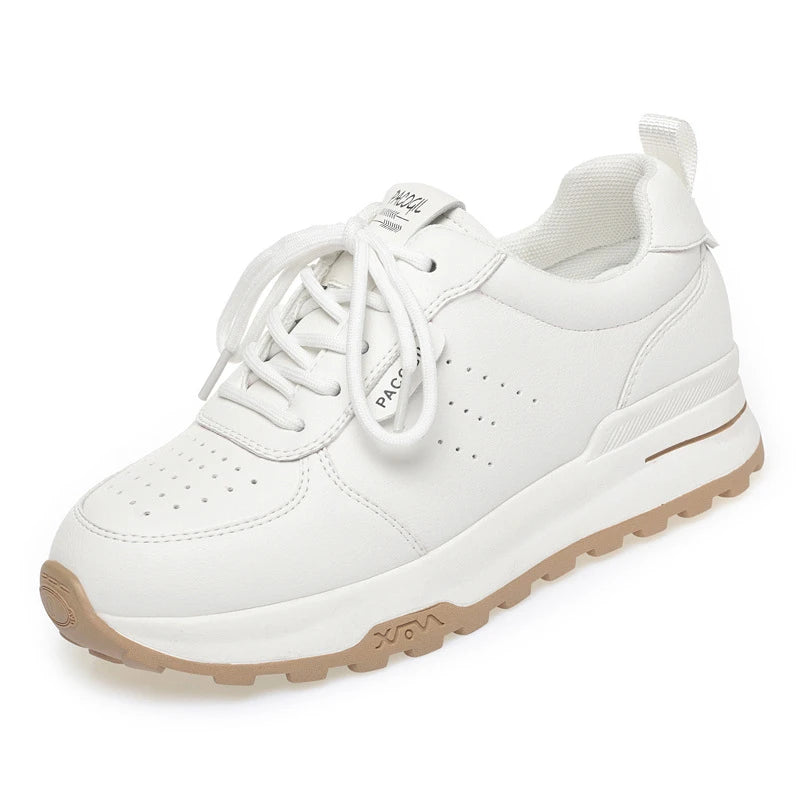 Spring Autumn Casual Soft Sole Lace-up Small White Shoes All Match Zpaxo