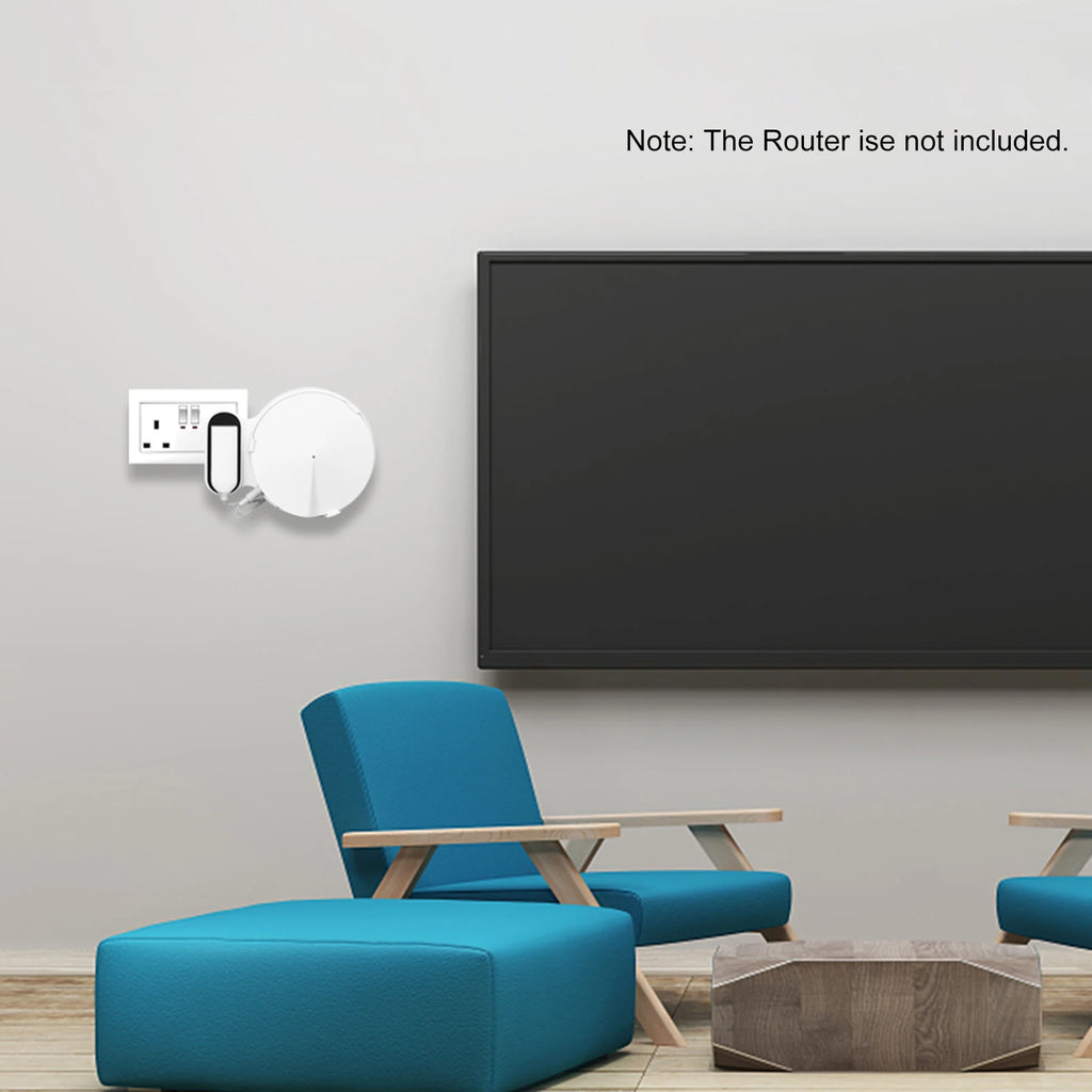 Wall Mount for TP-Link Deco M5 Whole Home Mesh WiFi System Sturdy Bracket Holder Space Saving TP-Link Router Holder Zpaxo