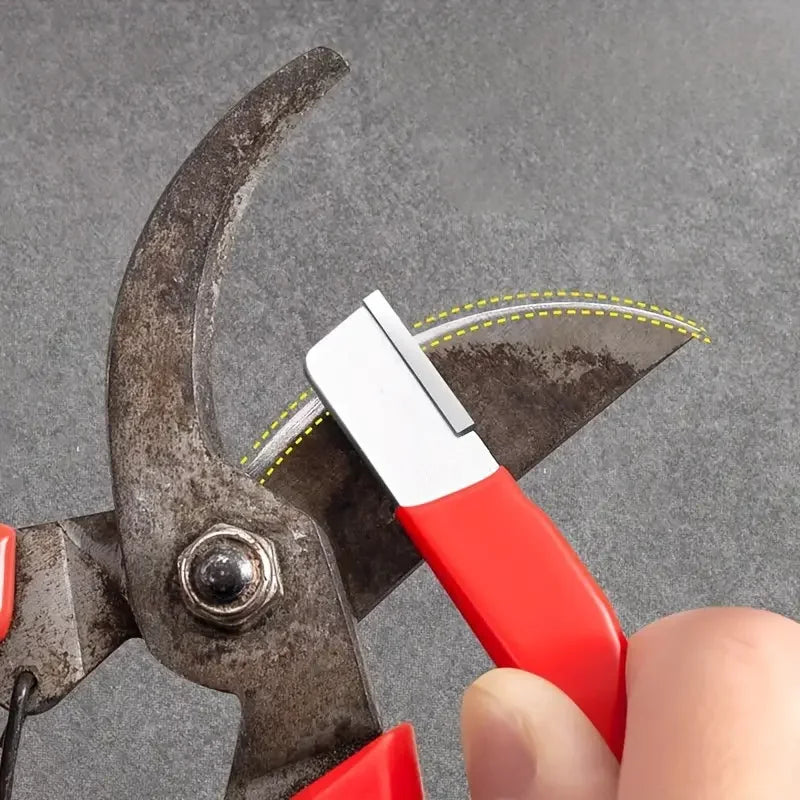 “Precision Edge” Professional Kitchen Knife Sharpener - Tungsten and Diamond Ceramic Whetstone for All Blades, Including Garden Scissors Zpaxo