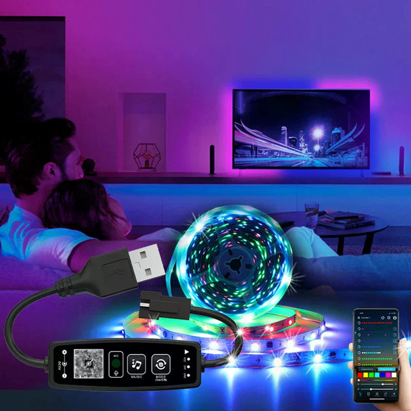 WS2811 WS2812B SP6812 Bluetooth LED Pixels Strip Controller Tape Zpaxo