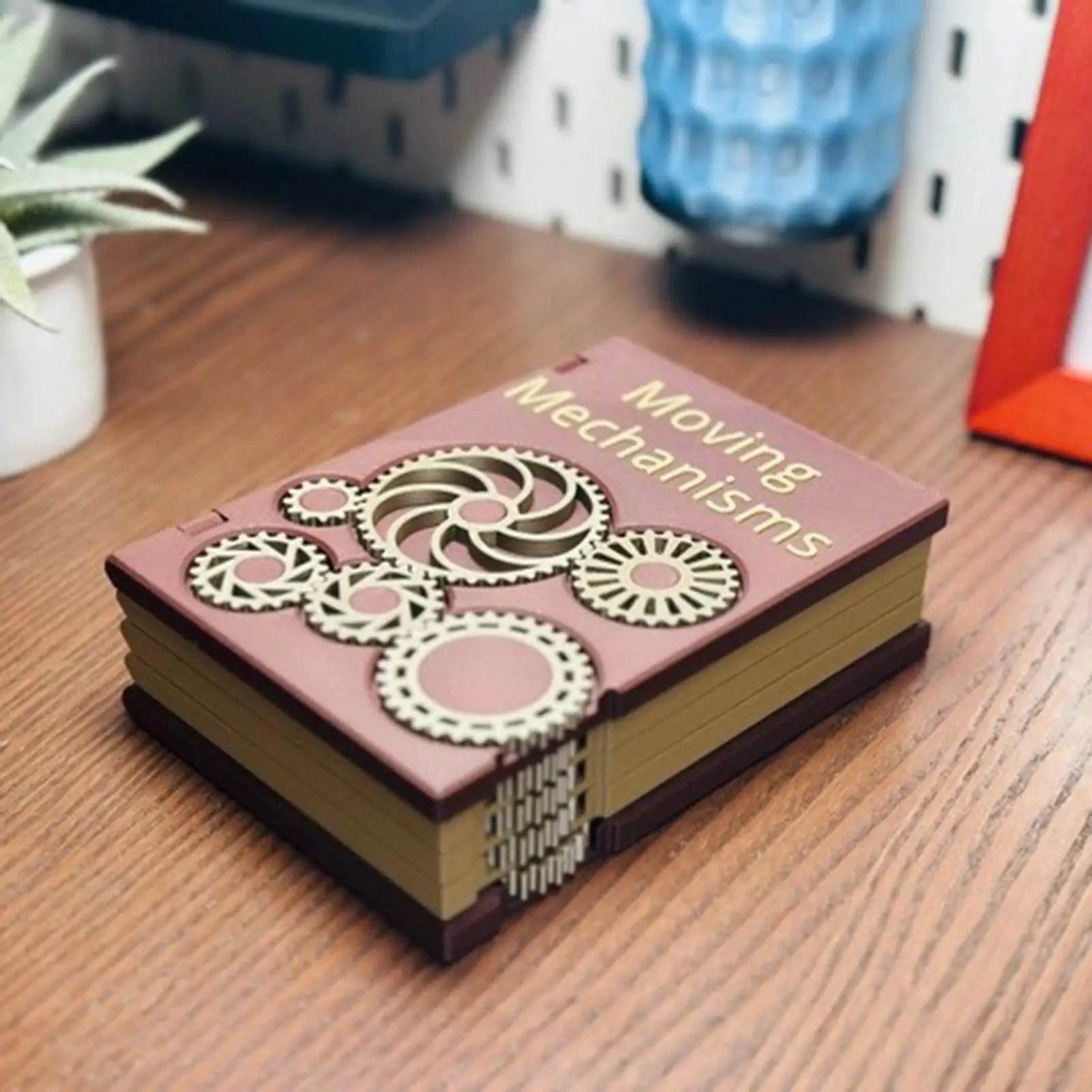 Book Gear Novelty Fun Reading Creative Paper Openable Home Indoor