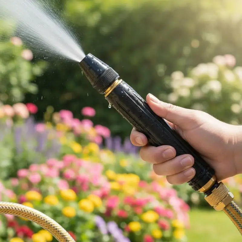 Adjustable High-Pressure Car Wash Water Gun – Brass Nozzle
