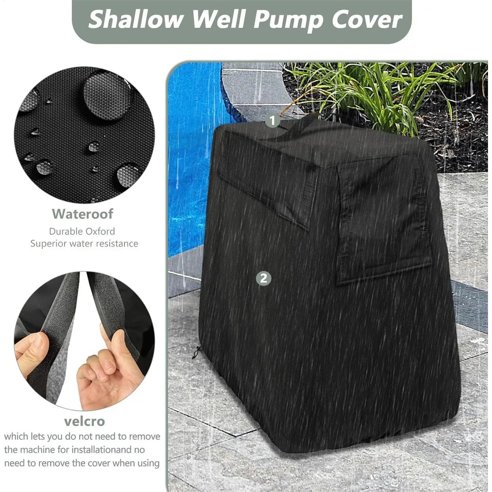 Pump Cover Anti-UV Protector Well Protective Covers Outside Garden