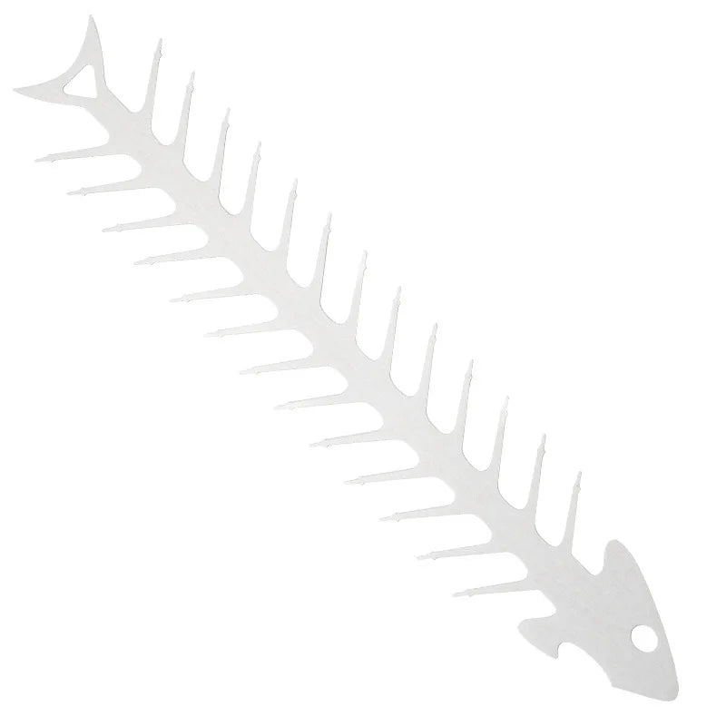 Fishbone Stainless Steel BBQ Skewer – Multi-Prong Grill Tool BBQ Grill Skewer Zpaxo 1PC
