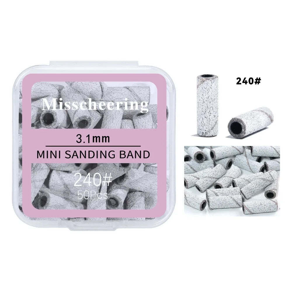 120 180 240 Grit Nail Machine Buffing Ring Remove Dead Skin Calluses Zpaxo F