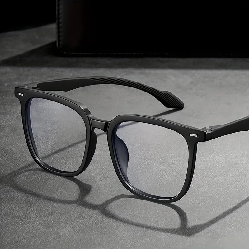 Stylish Men's Oversized Frame Fashion Glasses Perfect Daily Wear Zpaxo