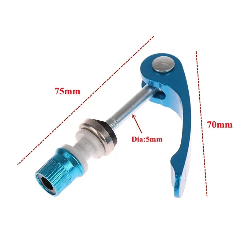 Bike Seat Tube Clip Universal High Quality Mountain Bicycle Seat Tube Clamp Screw Quick Release Lever Colored Bicycle Zpaxo