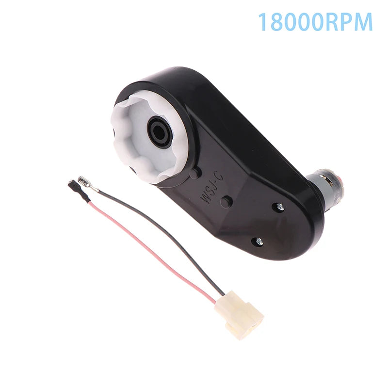 RS390 Electric Motor Gearbox for Kids Ride-On Cars – 6V/12V