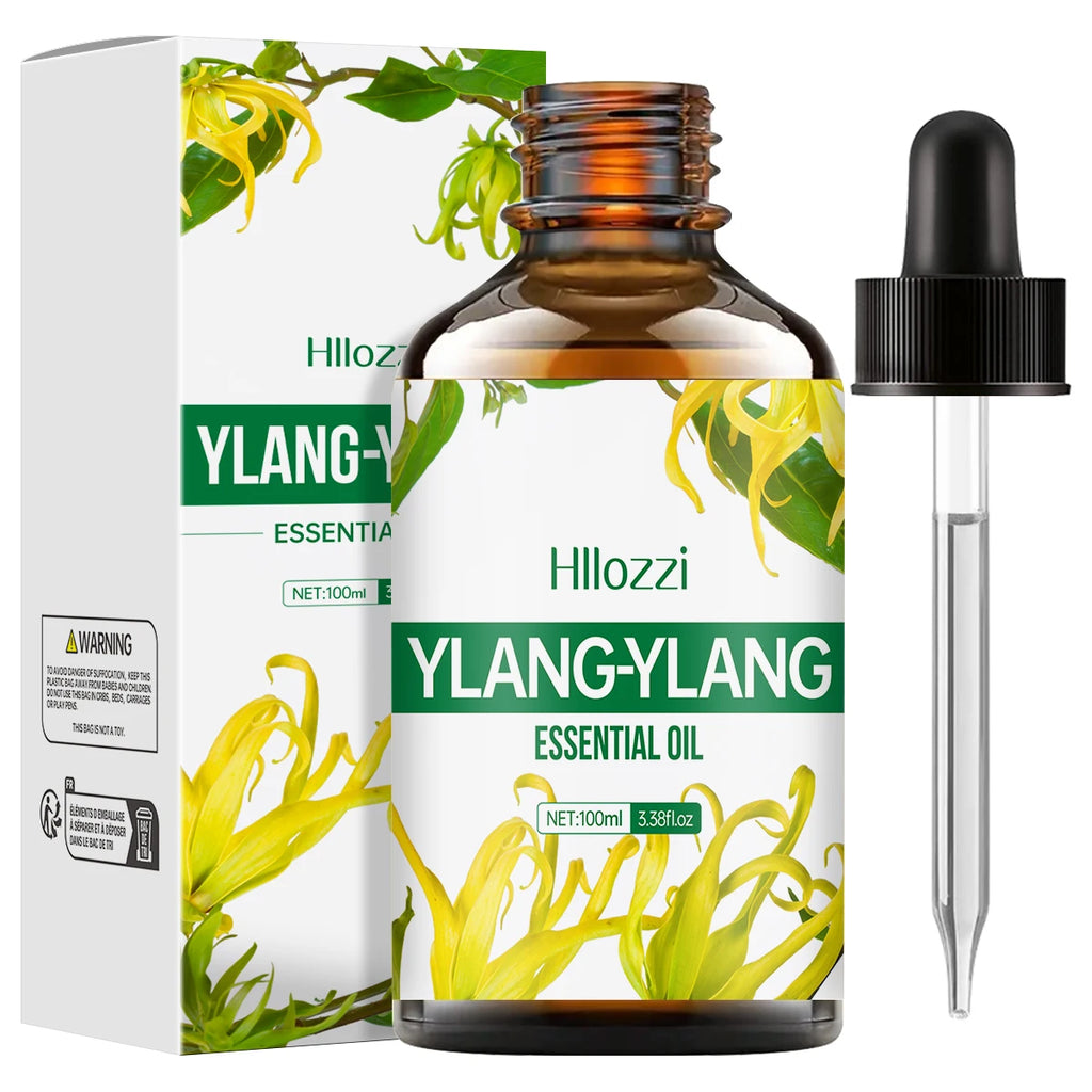 100ml/60ml/30ml Ylang Ylang essential oil For skin care, body care, hydration, long-lasting fragrance, multifunctional essential Zpaxo 100ML YLANG YLANG Other Ylang Ylang