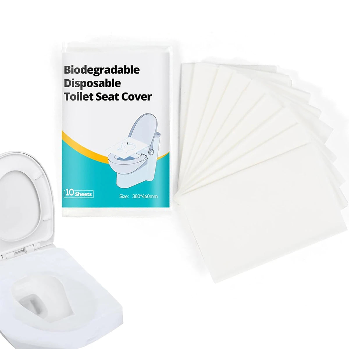 Disposable Toilet Seat Covers – Travel Pack for Public Restrooms