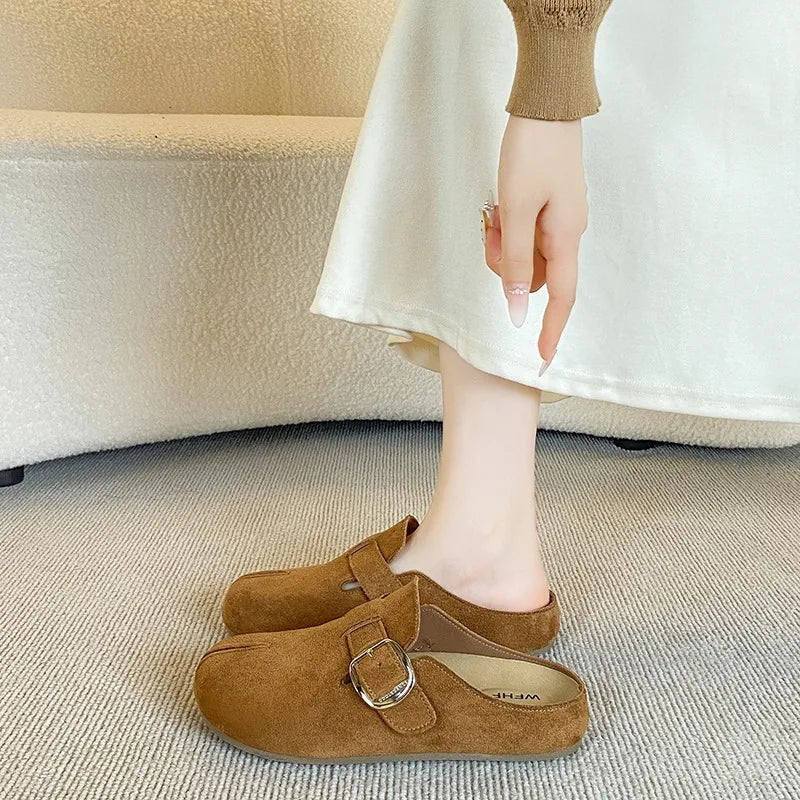 Women's Fish Mouth Closed Toe Solid Comfortable Sandals Summer Women Zpaxo