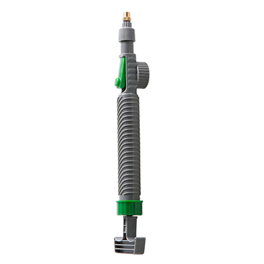 Garden Irrigation Air Pump Adjustable Drink Bottle Spray Nozzle High Manual Air Pump Sprayer for Garden Lawn Zpaxo Grey
