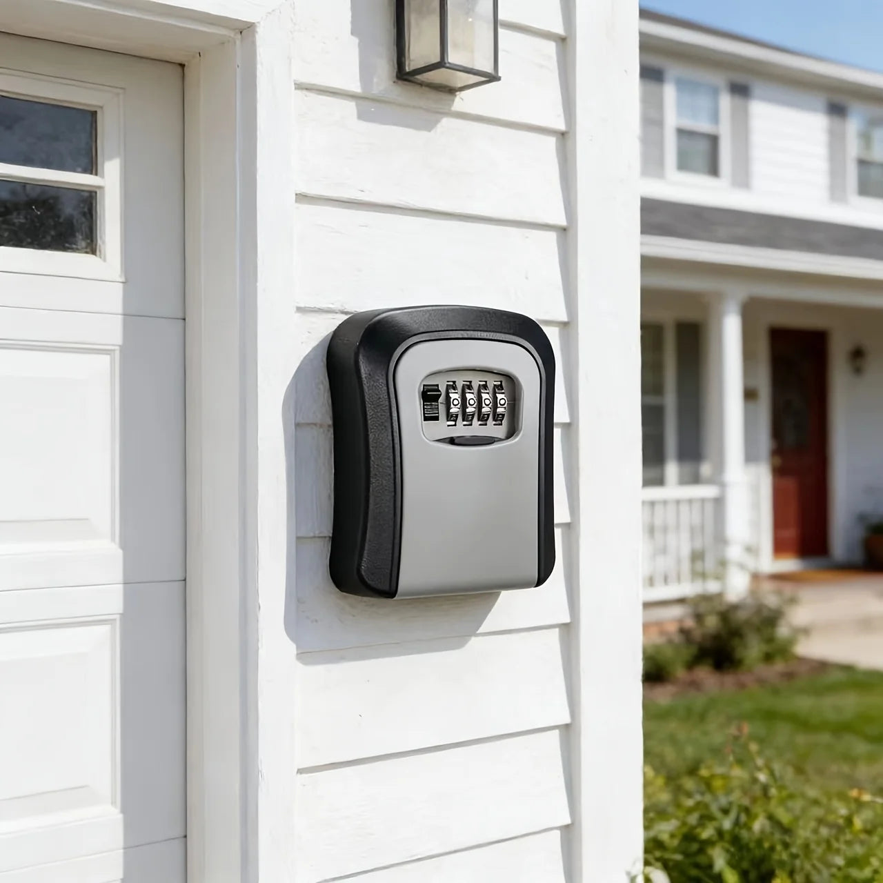 Outdoor Wall Mounted Secure Plastic Password Key Box Protective Cover