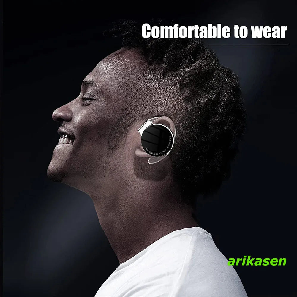 Open Ear Headphones TWS Wireless Bluetooth Earphones Noise Cancelling