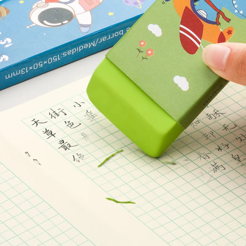 Giant Cartoon Eraser for Kids – 150x50mm Low-Dust Block