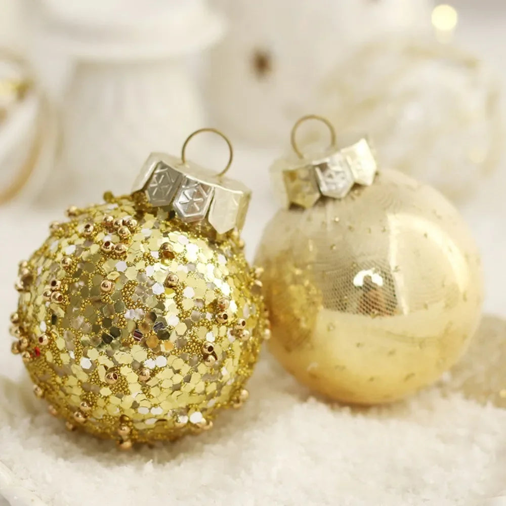 25-Pack 6CM Christmas Ball Ornaments – Festive Tree Decor Christmas Ball Ornaments Zpaxo