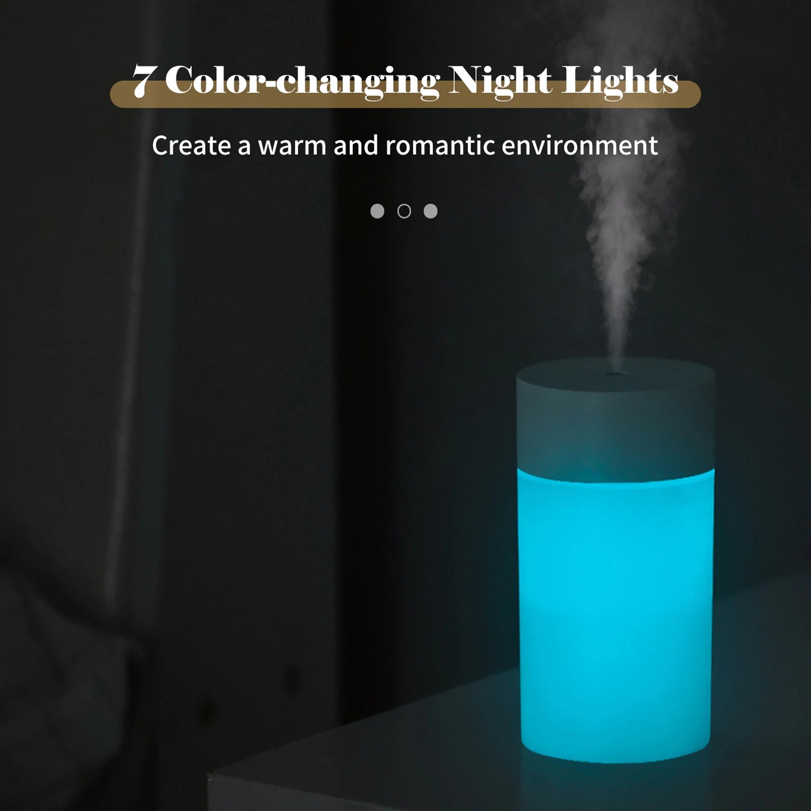 Portable Humidifier USB 4-6 Hours Spray Time Small Humidifier for Bedroom Home Desk Small Mist Humidifier Zpaxo