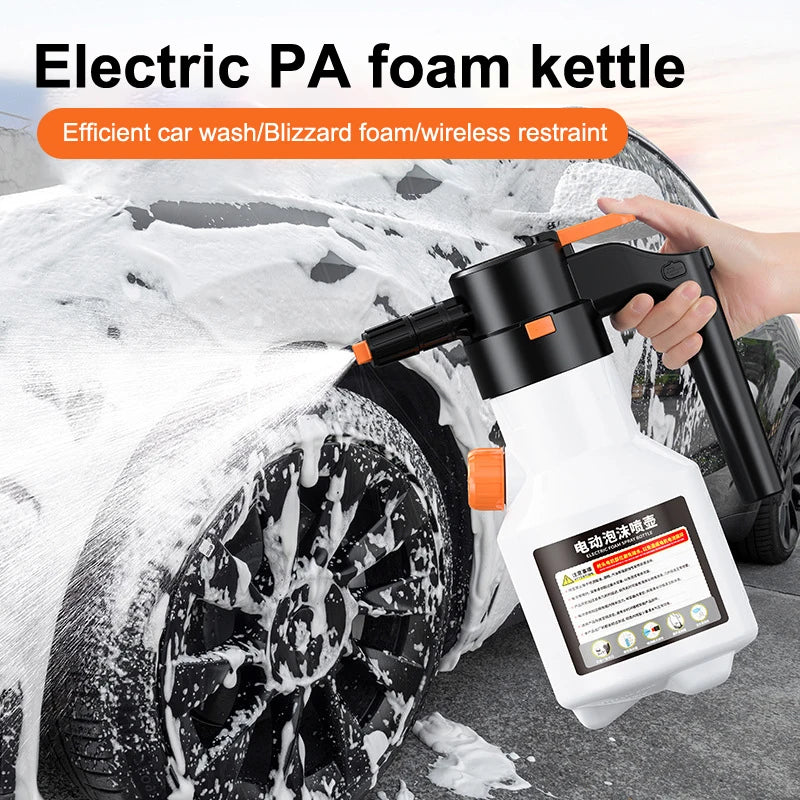 2L Electric Snow Foam Sprayer – High-Pressure Car Wash Cannon