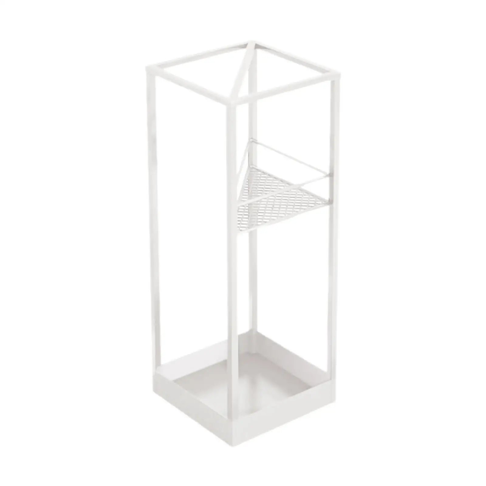 Umbrella Stand Umbrella Organizer Convenient Portable Organizer Container Large Umbrella Hollow Storage Rack Holder Space Saving Zpaxo WHITE