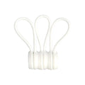 10pcs Reusable Magnetic Cable Ties Cord Organizer Clips Silicone Magnetic Cord Tie For Bundling Stuff Book Marker Fridge Magnets Zpaxo White 3pcs